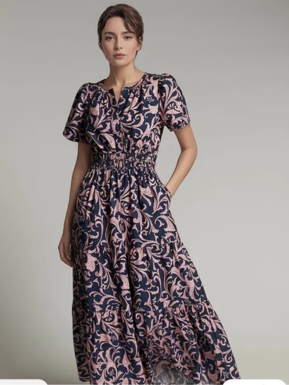 Anthropologie The Somerset Maxi Dress Size SP - Picture 3 of 16